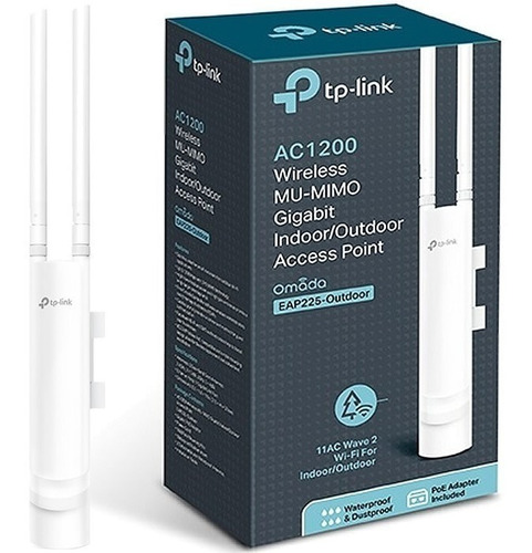 Access point exterior TP-Link Omada EAP225-Outdoor V1 blanco 110V/220V