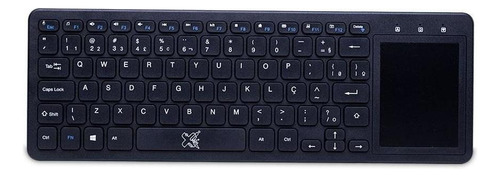 Teclado 2.4g Sem Fio Tv Plus Maxprint Cor De Teclado Preto Idioma Português Brasil