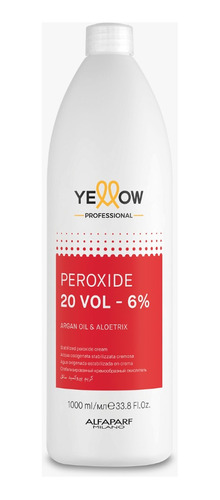 Yellow Agua Oxigenada Estabilizada Cremosa 20vol. -6% 1000ml