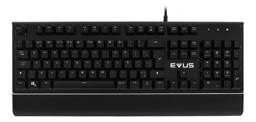Teclado Mecânico Rgb Switch Red Evus Tc-08b Blackout