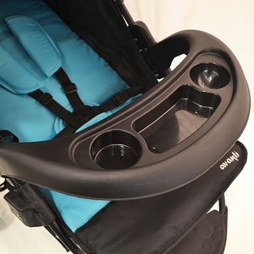 Cochecito Bebé Jogger Con Huevito Avanti Defender Turquesa Color del chasis Negro