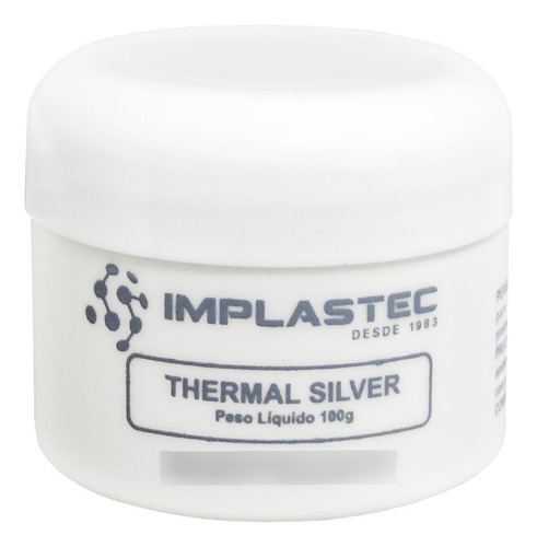 Pasta Térmica Com Prata Thermal Silver Implastec Pote 100g