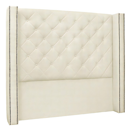 Cabeceira Para Cama Box Casal 140 Vicenza Linho - Pallazio Cor Pérola
