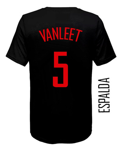 Remera Algodon - Basket (060) Houston Rockets #5 Vanvleet