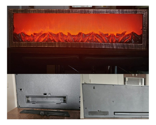 Chimenea Decorativa Con Efectos Llamas 3d No Calienta