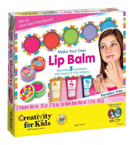 Creatividad Para Niños, Haga Su Propio Bálsamo De Labios, El