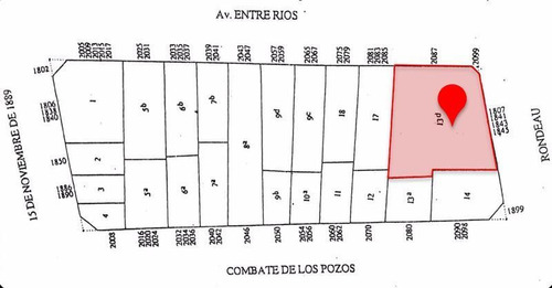 Imagen 4 de 4 de Av. Entre Ríos 2087 Esquina Rondeau Apto 6200 M2 Acepta Canje M2
