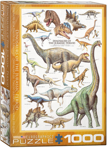 Dinosaurios Del Período Jurásico Rompecabezas 1000 Piezas 