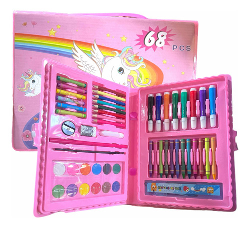 Set De Arte Lapices Crayola Plumones Marcadores Crayones 68p