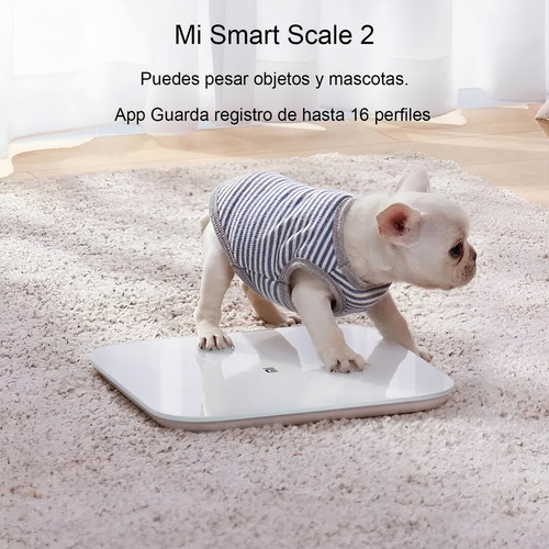 Pesa Xiaomi Mi Smart Scale 2 Balanza 150kg Bluetooth Blanco