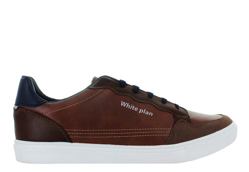 White Plan Zapato Moda Confort Polipiel Bicolor Hombre 82734