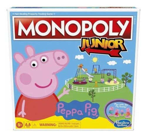  Monopoly Junior Peppa Pig Juego De Mesa Familiar Y  Amigos