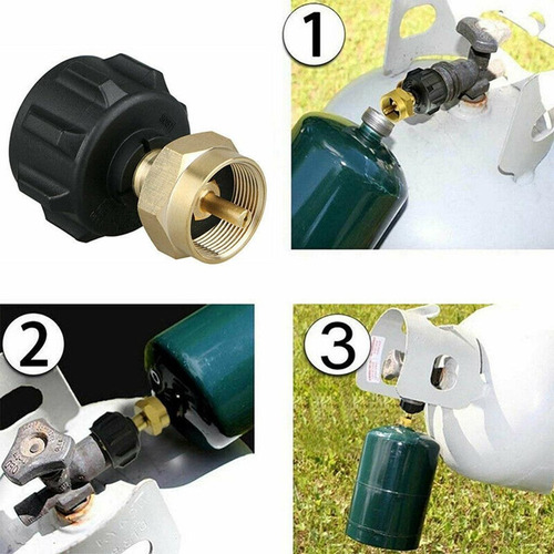 Adaptador De Recarga De Propano Lp Gas 1 Lb Cilindro Tanque