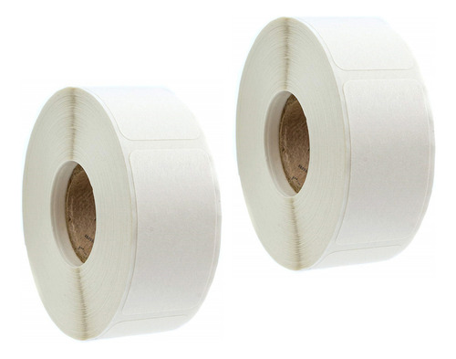 2 Rollos De Etiquetas Adhesivas De Papel Adhesivas Rectangul