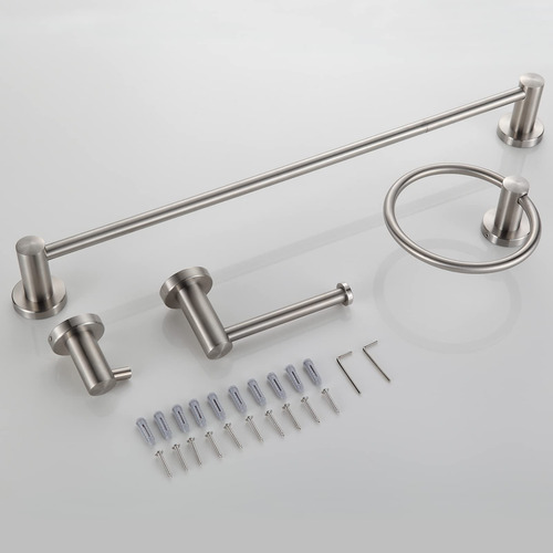 Set De Accesorios De Baño De Acero Inoxidable Montado En Par