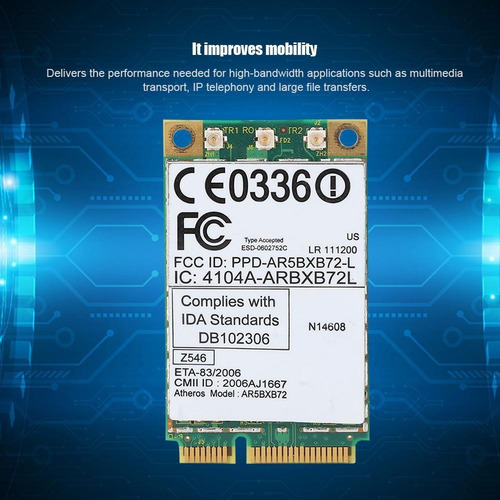 Ar5bxb72 300m Mini-pci-e Tarjeta De Red De Banda Dual Para L