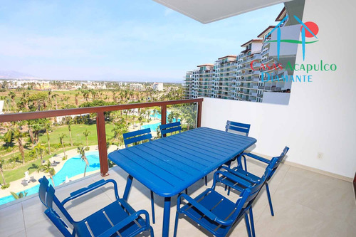 Cad La Isla Emerald H8. Terraza Con Vista A Las Áreas Comunes