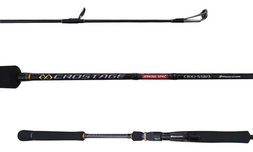 Vara Molinete Jigging Major Craft Crostage S58/3 1,73m 120g