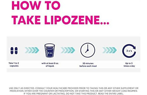 Lipozene Loss Combo De Um Mega Bottle 120 Count E Um Bottle