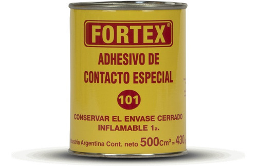 Cemento De Contacto Fortex 101 Adhesivo Especial 1/2 Litro