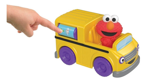 Fisher Price Vila Veículo Sésamo Come Come + Elmo  - Mattel