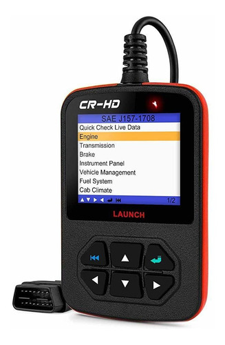 Lanzamiento Creader Hd Plus Heavy Duty Truck Obd2 Lector De 