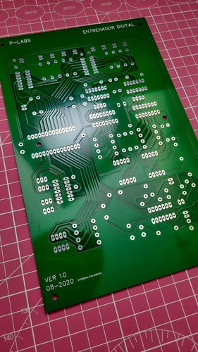 Pcb Circuito Impreso Entrenador Digital Cekit