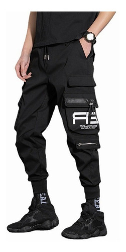 Joggers Pantalon Cargo Streetwear De Casual Para Hombre