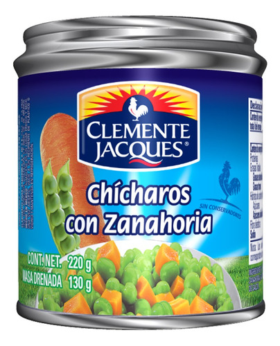 8 Pack Chicharos Con Zanahorias Clemente Jacques 220