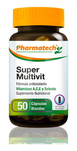 Formula Antioxidante Pharmatech 50 Caps Blandas