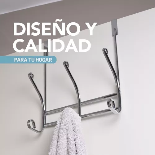 PERCHERO PUERTA CROMADO - DyP Accesorios