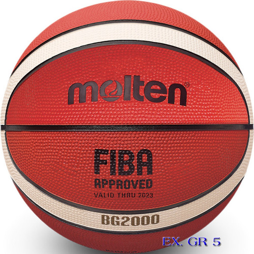 Pelota Basquet Molten Bg2000 Fiba Goma N°5  Ex. Gr5 - N D G