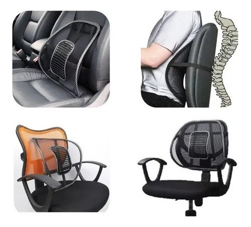 Soporte Respaldo Lumbar Ergonómico Auto Silla Espalda