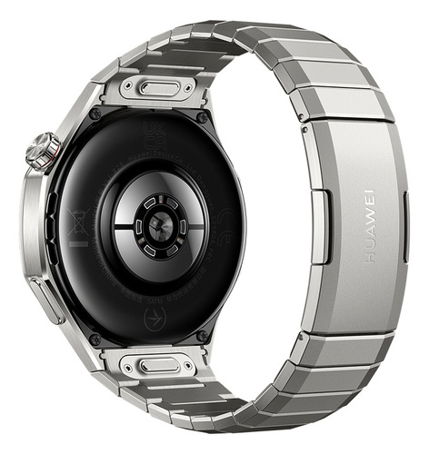 Smartwatch HUAWEI Watch GT 5 Pro 46mm, Reloj inteligente Silueta con Diseño Sofisticado, Deportes de Alto Nivel, Seguimiento de Salud, ECG, 14 Días de Duración, GPS, Llamada, iOS y Android, Titanio