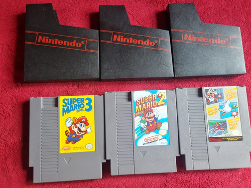 Trilogy Mario Bros Nes I Ii Y Iii Tres Cartuchos Originales 