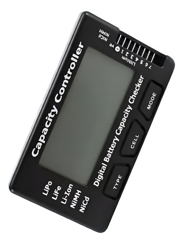 2.1 Rc Cell Meter-7 Verificador De Capacidade Da Bateria Dig