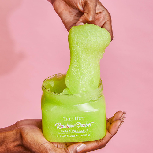 Exfoliante Corporal Tree Hut Rainbow Sherbet Con AzĂșcar De