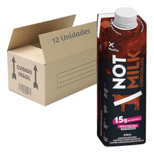 High Protein Chocolate Not Milk 250ml Atacado Caixa Com 12u