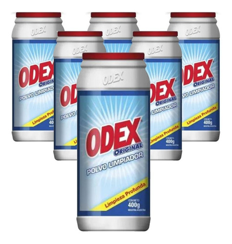 Odex Polvo Limpiador 400 Grs X 6 Unidades
