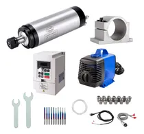 Comprar Kits Motor Husillo Cnc In Refrigerado Agua Vfd+montaje Pinza