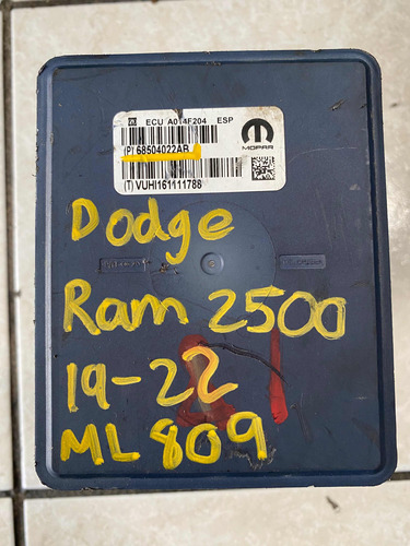 Módulo Abs Dodge Ram 2500 2019-22p68504022ab  Ml809