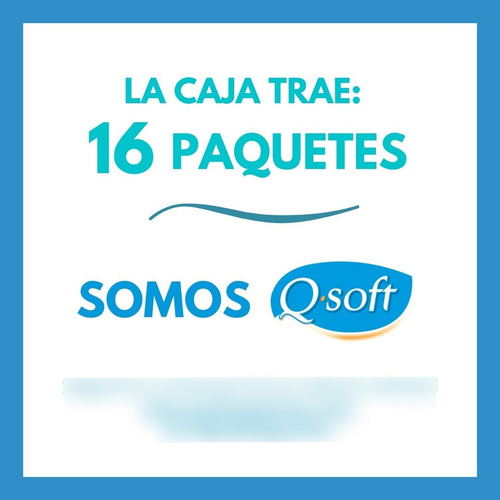 Imagen 3 de 7 de Toallitas Húmedas Premium Q-soft Aloe Vera (16 Paquetes)
