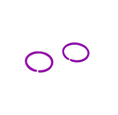 Piercing Nariz Argola Falso Fake - 01 Preto E 01 Furtacor