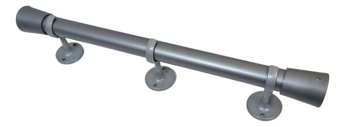 3 Kits Barral Cortina Innova Gris 21mm X 2,0mts - 2 Tramos