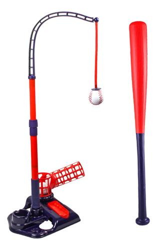Máquina Lanzadora De Béisbol Para Niños De 3 A 5 Rojo