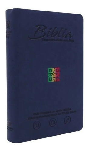 Biblia Reina Valera Contempornea Azul Oscuro Canto Plxcz