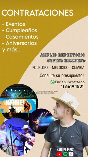 Show De Folklore Cumbia - Músicos Para Eventos