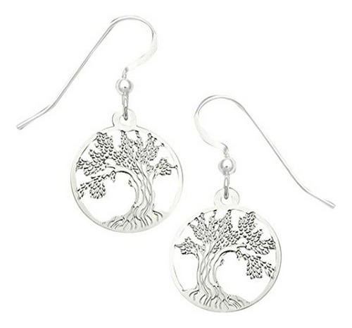 Wind-swept Tree Of Life Earrings 1888