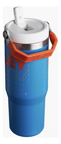 Botella Termica Stanley Flip Straw887ml Color Azul