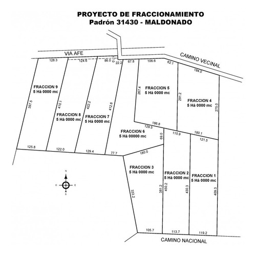 Venta De Chacra 5 Has En Ruta 9, Cerca De Pan De Azucar, Maldonado.- Ref: 19213